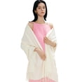 thumbnail image 3 of Bufanda maamgic Pashmina para mujer, chales de cachemir con tacto marfil, 3 of 8