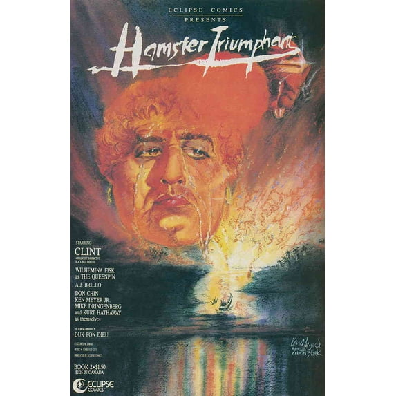 Clint: The Hamster Triumphant #2 VF ; Eclipse Comic Book