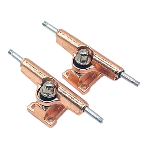 Finger Skateboard With New Hanger And Base Rose Gold