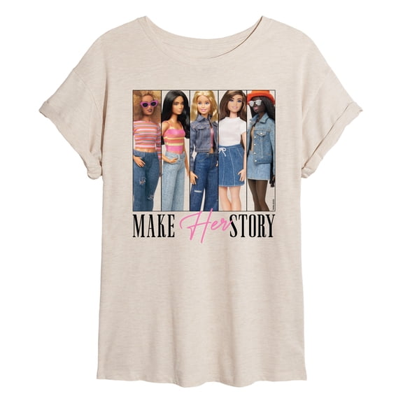 Barbie - Make Herstory Barbie Relaxed Fit T-Shirt