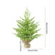 thumbnail image 3 of Árbol de Navidad de Escritorio de 24 Pulgadas con Simulación de Pe, Decoración Flocada con Luz, Decoración Interior, Adornos de Regalo Navideños, 3 of 6