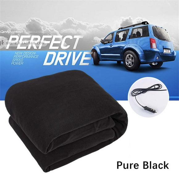 Heated Throw Blanket,1.5Mx1.1M Heated Car Blanket 12Volt Blanket for Car Truck Suv Or Rv - Portable Heated Throw - Camping,Heated Throw Blankets,Heated Blanket Throw,Fleece Throw Blankets