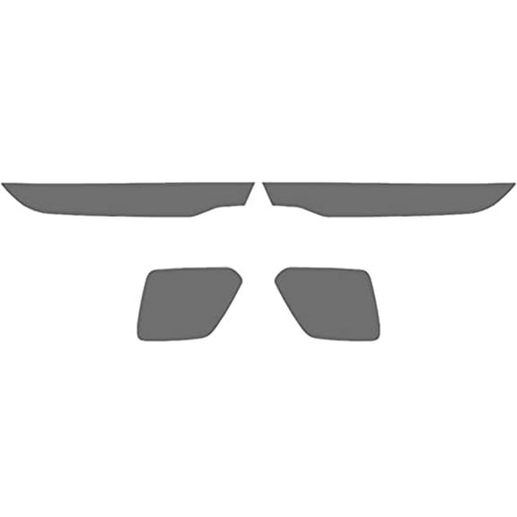 Rvinyl Fog Light Protection Film Covers Compatible with Kia Soul 2020-2025 - Blackout Smoke