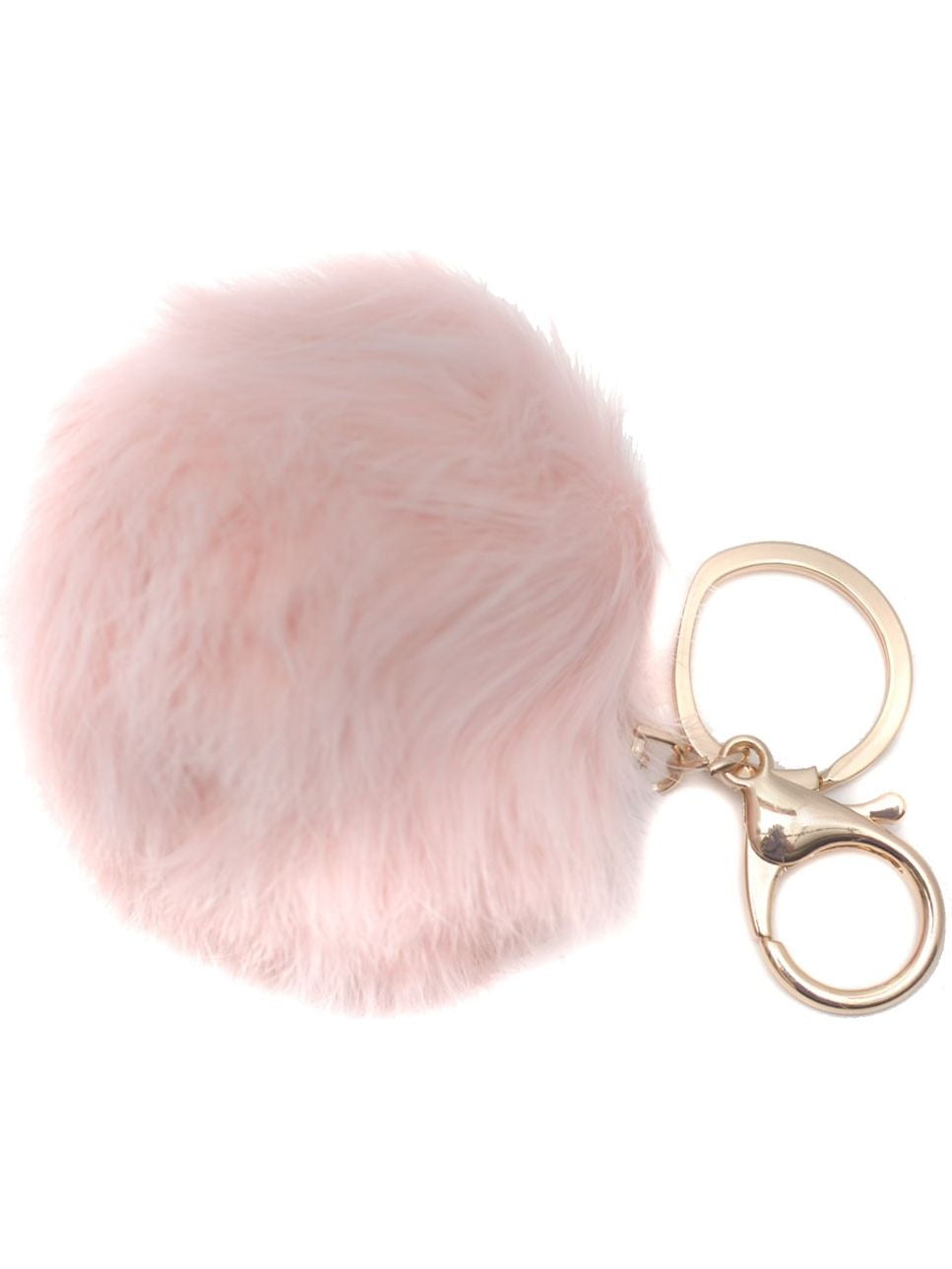 Ladies Furry Keyring Pompom 8cm Accessory Teal Lilac Pink Bag Fur Clothes Girl 