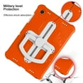 thumbnail image 5 of XYX Kids Case for Samsung Galaxy Tab A9+/A9 Plus Case 11 inch with Shoulder Strap, Shockproof Handle Kickstand (2023, SM-X210/X216/X218), Orange, 5 of 7