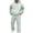 Light Green@GC@, variant on CONZONE Mens Sweatsuit 2 Peice Set Casual Track Suit for Men Solid Color Long Sleeve Zip Hoodies Sweatpants Cozy Fall Winter Athletic Jogging Outfits