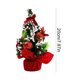 thumbnail image 3 of Árbol de Navidad falso de 20CM con bolas, suministros de decoración navideña con tema festivo, 3 of 7