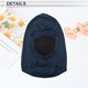 thumbnail image 5 of Máscara facial de malla Unique Bargains, cubierta facial de poliéster, protección solar, transpirable, color marino, 1 pieza, 5 of 6