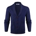 thumbnail image 6 of Purcoar Mens V-Neck Cotton Sweater Long Sleeve Cardigan Cover-up, 6 of 10
