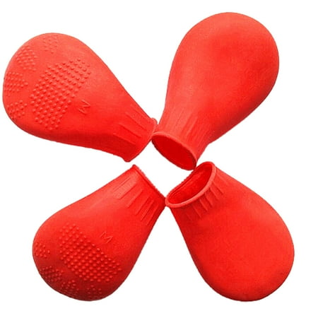 Purrfect 4 Pcs Pets Boots Non-slip Pet Supplies Waterproof Dog Non Slip Rain Shoes for Outdoor