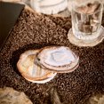 thumbnail image 3 of Pedra 4 Piece Coaster Set Color: Natural C101, 3 of 3