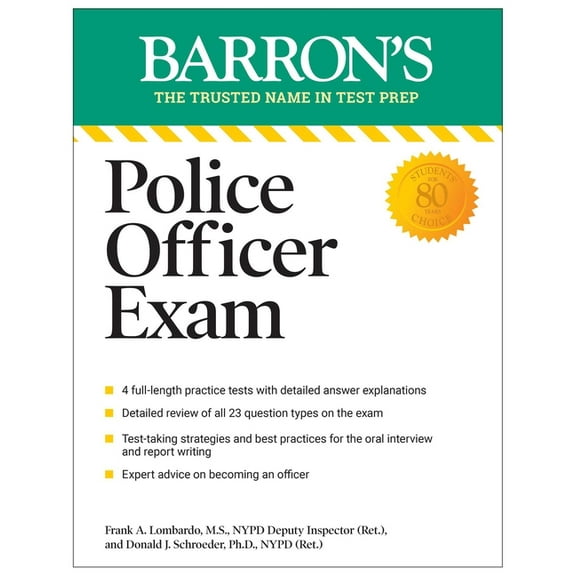 Barron's Test Prep Police Officer Exam, Eleventh Edition, (Paperback)
