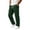 Green, variant on Husipze Mens Cargo Sweatpants Straight Leg Fleece Joggers Pants Elastic Drawstring Casual Loose Work Pants with Multiple Pockets Gray S