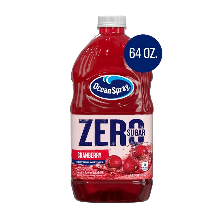 Ocean Spray Zero Sugar Cranberry Juice Drink, 64 fl oz, 4 Pack photo 2