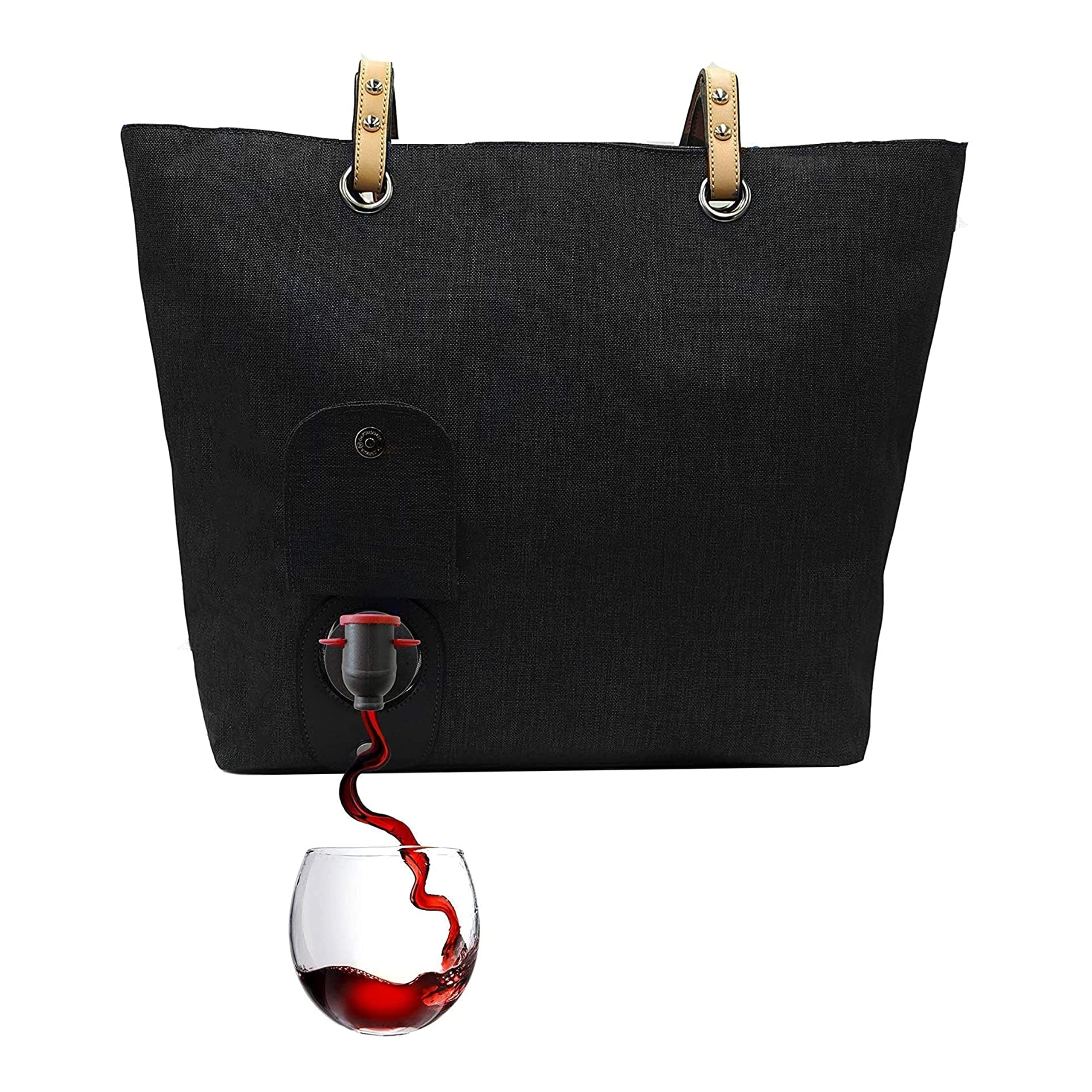  Primeware Wine Clutch Bag (Thermal Insulated) Trendy Women's  Carry Tote, Holds Red & White 750mL Bottles, Trendy Fashion