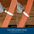 thumbnail image 4 of Labymos 1000/6000 Grit White Corundum Double-sided Whetstone with Leather Strop White Stone Correction Angel Guide, 4 of 8