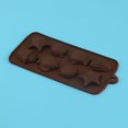 thumbnail image 3 of Molde de chocolate para moldes de fondant, accesorios para hornear bricolaje, decoración de pasteles Feliz Sencillez, 3 of 5
