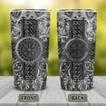 thumbnail image 2 of Viking Gifts For Men Dad Nordic Vikings Tumbler 20oz Stainless Steel Insulated Tumblers Coffee Travel Mug Cup Gift For Fathers Day Birthday Christmas, 2 of 6