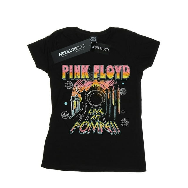 Pink Floyd T-Shirt en Coton pour Femmes Live At Pompeii