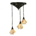 thumbnail image 2 of Meyda 150717 23 in. Metro Blush Swirl 3 Light Cascading Pendant, Craftsman, 2 of 5