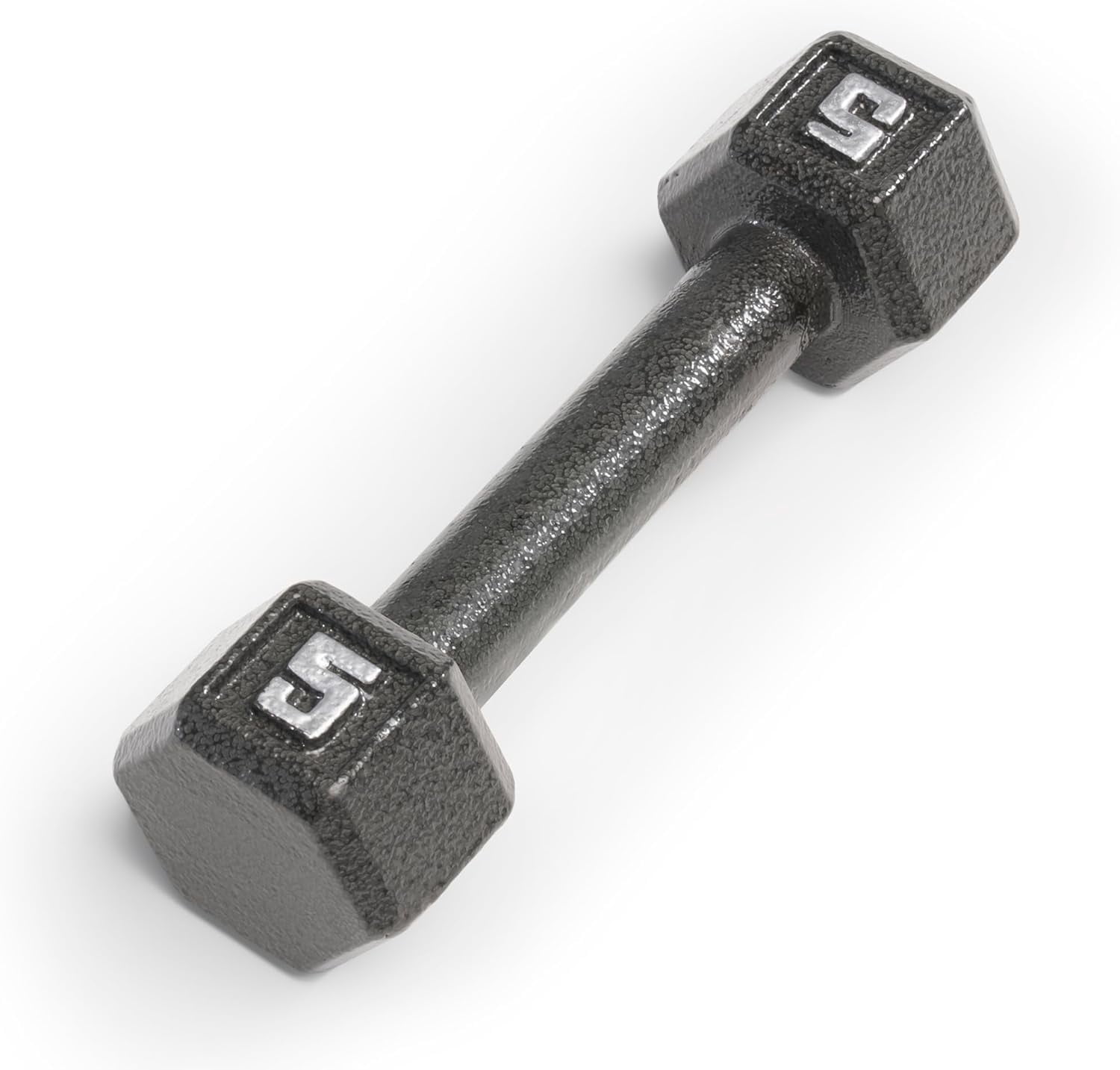 BalanceFrom Rubber Encased Hex Dumbbell, 25LBs, Single - Walmart.com