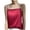 Wine, variant on 2025 Women's Silk Satin Camisole Flat Neck Tank Top Cami Silky Basic Tank Shirt Sleep Blouses