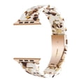thumbnail image 4 of SEURE Resin Band Compatible with Apple Watch Band 38mm/40mm/41mm/42mm,Fashion Lightweight Replacement Strap for iWatch Series S11/10/9/8/7/6/5/4/3/2/1SE Women Men White Nougat, 4 of 7