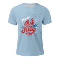 thumbnail image 5 of Tops para hombre, blusas y camisas de cuello redondo y manga corta para hombre, tops casuales de cuello redondo y manga corta con estampados especiales para hombre., 5 of 5