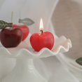 thumbnail image 3 of 4Pcs Scented Candle Fragrance Eye-catching Lightweight Cherry Shape Fruit Wax Candle Shooting Props, 3 of 10