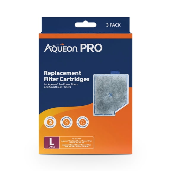 Aqueon Replacement Filter Cartridges Large Large, 3-Pack