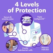 Luvs Platinum Protection Baby Diapers Size 3, 192 Count