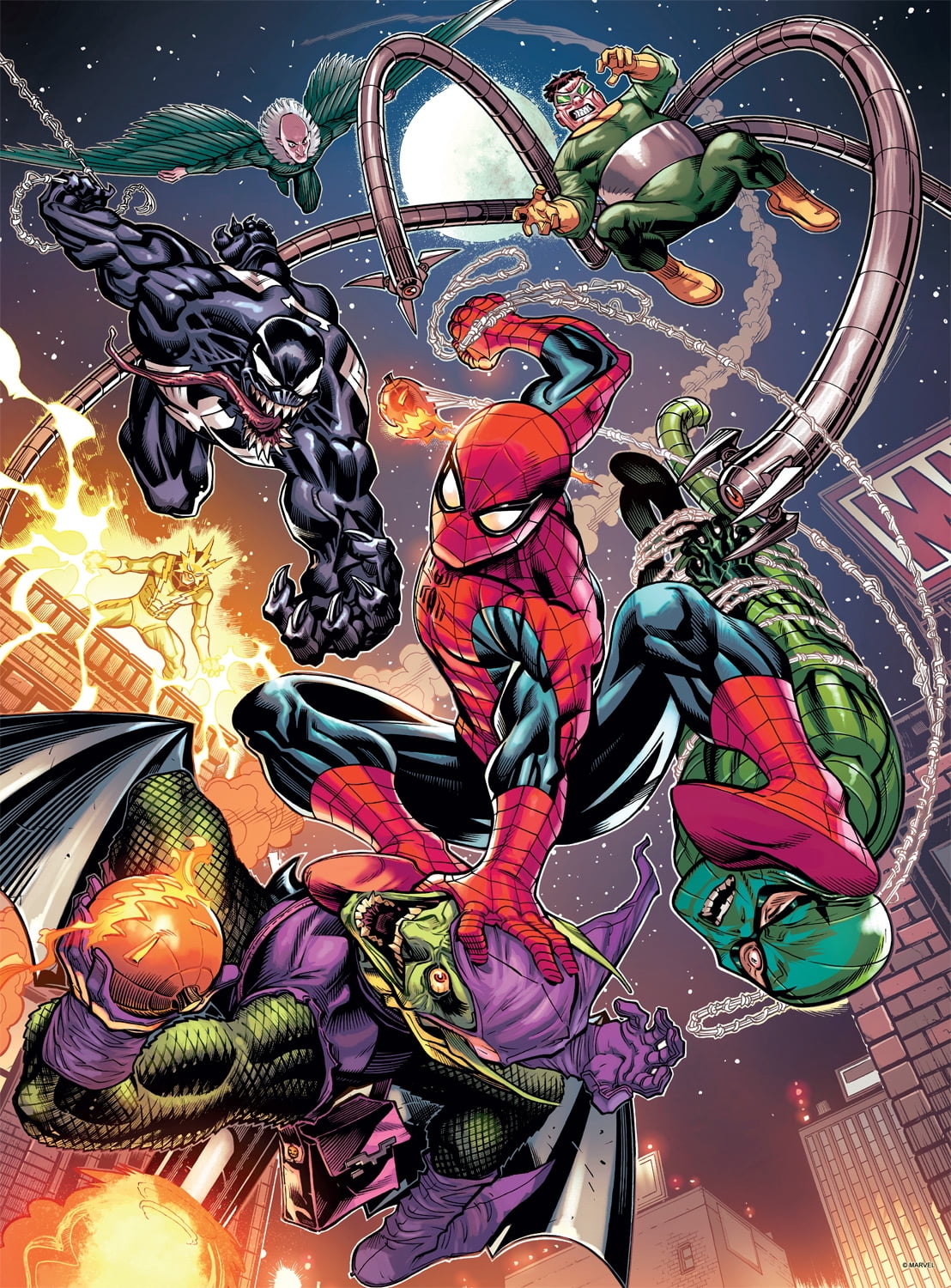 Buffalo Games 1000-Piece Marvel The Amazing Spider-man 15 Adult Interlocking Jigsaw Puzzle