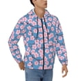 thumbnail image 4 of Zip Up Hoodies for Men - Beautiful Orchids Flowers A Long Sleeve Comfrt Men'S Fashion Hoodies & Sweatshirts, Jackets for Men Hoodies Pullover Clothing Clothes with Pouch, 4 of 5