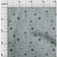 thumbnail image 2 of oneOone Cotton Poplin Dusty Teal Green Fabric Sea Fabric For Sewing Printed Craft Fabric By The Yard 42 Inch Wide, 2 of 4