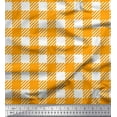 thumbnail image 1 of Soimoi Moss Georgette Fabric Gingham Check Fabric Prints by Yard 42 Inch Wide, 1 of 3