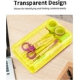thumbnail image 3 of Uiz Merueh Trousse à Crayons pour Enfants à Moins de 5 $, Grande Capacité, Trousse Transparente, 1 Paquet de Trousse Rigide, Boîte à Crayons Transparente avec Couvercle à Pression, Conception Empilable, Boîte de Rangement en Plastique pour Fournitures de Bureau, 3 of 7