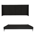 thumbnail image 1 of Box Base Cama Slim + Cabecera King Size Dicasa Negro, 1 of 8