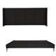 thumbnail image 1 of Box Base Cama Slim + Cabecera King Size Dicasa Negro, 1 of 8