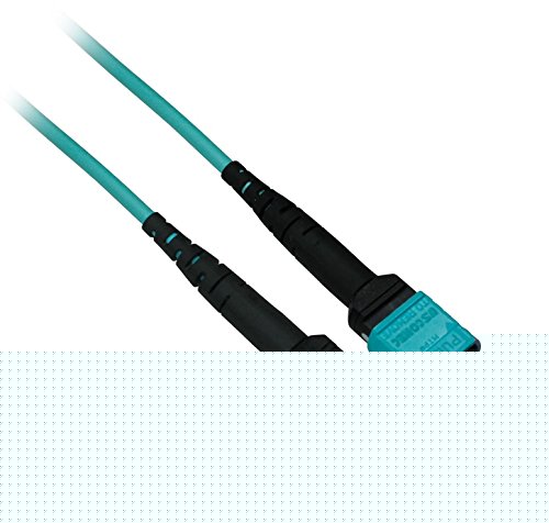 Ultra Spec - MTP 100Gb 50/125 OM3 Multimode Fiber Optic Cable Plenum (OFNP) 24 Fiber - 3 Meter Male to Female Type B