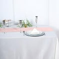 thumbnail image 5 of BalsaCircle 12" x 108" Blush Faux Burlap Table Runner Premium Polyester Linens Decorations, 5 of 8