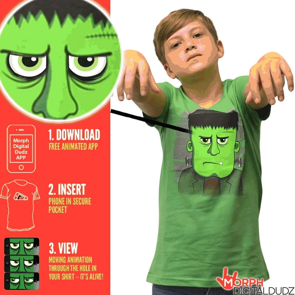 kids moving eyes frank t shirt small