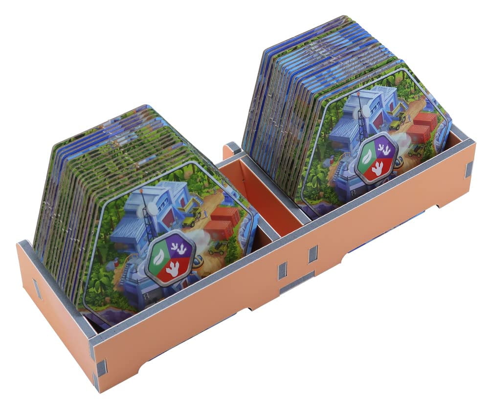 Folded Space Board Game Organizer: Dinosaur World (Colour Insert)