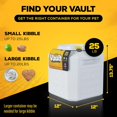 thumbnail image 2 of SHILIU-Gamma Vittles Vault Plus 25 Pounds for Pet Food Storage, Gray, 2 of 4