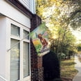 thumbnail image 2 of Redbone Coonhound Spring Path House Flag, 2 of 5