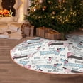 thumbnail image 5 of Rateoe Dachshund Dog Puppy Pattern Christmas Tree Skirt with Ties , Christmas Tree Decorations, Farmhouse Christmas Decor Xmas Holiday Decorations-30", 5 of 6