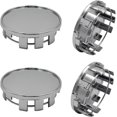 thumbnail image 1 of 4PCS Wheel Center Caps, 2.13 Inch (54mm) Outer Diameter, 1.97 Inch (50mm) Inner Diameter, Snap-in Plastic Wheel Center Hub Cap Cover, Car Rim Hub Caps Accessories (Sliver), 1 of 6