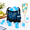 Bule-400, variant on Blue 60 Pack Reusable Refreezable Plastic Ice Cubes for Drinks