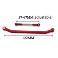 thumbnail image 3 of Aluminum Alloy Stronger Steering Link Rod Kit for 1/12 MN128 Upgrade RC Car Part Red, 3 of 5
