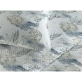 thumbnail image 3 of Ambesonne Floral Quilted Bedspread Set 3 Pcs, Hydrangea Flower of Spring, Queen, Pale Slate Blue Eggshell, 3 of 4