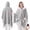 Gray White, variant on ELEKA Wearable Heated Blanket with Foot Pocket,Electric Blanket with Sleeves,6 Heating Levels,12 Hours Heating Time Settings,Drak Gray,52*72